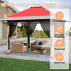 4x4M Pop Up Garden Gazebo Outdoor Party Tent Canopy With Sides Heavy Duty