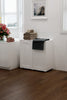 Saxony Laundry Cabinet 2 Tilt-Out Baskets Hamper Storage Box Wooden Clothes Bin