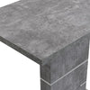 Parini Wooden Bar Table Rectangular In Concrete Effect