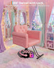 Salon Chair Hair Stylist PU Leather Barber Chair 360° Swivel Hydraulic Lift Spa