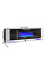 Electric Fireplace With TV Stand 36inch Cabinet Fire Heater Flame Living Room