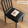 Dining Table Set for 2 with Cushioned Chairs,Brown Compact Kitchen Table Set