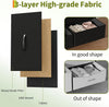 8 Fabric Drawers, Metal Frame Storage Cabinet with Wood Top for Living Room