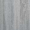 Fireplace Surround Grey Sonoma 100x30x87.5 cm Engineered Wood