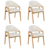 COSTWAY Modern Dining Chair Set of 2 Kitchen Chair w/Padded Seat