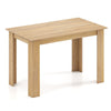COSTWAY 120 CM Dining Table for 4-6 People Wooden Rectangular Table