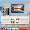 TV Stand Modern High Gloss Doors Entertainment Unit Cabinet With RGB LED Li
