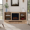 18" Electric Fireplace LED Fire Heater W/ 57'' TV Stand Entertainment Center UK