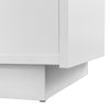 LED Coffee Table With Storage 2 Drawers Living Room Furniture High Gloss White