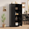 🔥Freestanding Storage Cabinet Kitchen Tall Storage Cupboard with Shelves 4 Tier