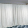 7/10ft Silk White Backdrop Drapes Party Wedding Ceremony Curtain Home Decoration
