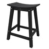 Outdoor Bar Stool 1&2 Pcs Set Heavy-duty HDPE Terrace Countertop High Chair