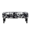 Velvet Upholstered Bench Bed End Window Seat Ottoman Storage Stool Bedroom