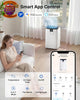 12000 BTU Portable Air Conditioner Smart WiFi AC Dehumidifier Fan Remote Control