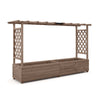 Fir Wood Planter Box with Drainage Holes & Bottom Gaps