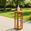 Wooden Round 23" Sofa Side End Table 2 Shelf Bedroom Night Stand Space Saving