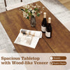 55 Inch Dining Table for 4-6 People Rectangular Kitchen Table