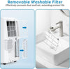 Air Conditioning Portable Conditioner 10000 BTU 4in1 Mobile AC Dehumidifier Fan
