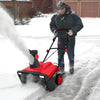 Snow Clearing Machine Electric Walk-behind Snow Blower-Red