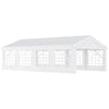 8m Gazebo Garden Marquee Canopy Party Carport Shelter Garage Tent White