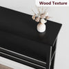 Slim Long Behind Couch Narrow Sofa Table with Adjustable Shelf for Small Spaces
