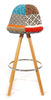 Bar Stools Kitchen Breakfast Chairs Dining Modern Wooden Velvet | Set of 2