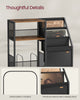 Record Player Stand, 3-Tier Side Table, Vinyl Record Storage,