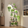 9 Tier Plant Stand Indoor With Grow Lights Tall Corner Shelf For Multiple Plants