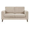 Soho Fabric 2 Seater Sofa In Stone