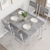 5 Piece Dining Table Set for 4 Peopel Modern Dining Room Table Set for Kitchen