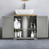 Priano Bathroom Sink Cabinet Under Basin Unit Cupboard Storage Furniture Grey
