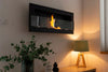 Bio Ethanol Bioethanol Fireplace 900 x 400 Professional Modern Glass Panel