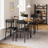 Dining Table Set with 2/4 Chairs, Modern Design for Kitchen, Home, Patio, Garden