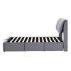 Ottoman Bed 4ft6 Double Upholstered Storage Bed Frame with Headboard & 3 Drawers