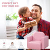 2 in 1 Kids Sofa Set Table and Chair Set Toddler Armchair Seat