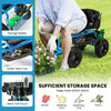 COSTWAY Rolling Garden Cart Scooter Outdoor Heavy-Duty Gardening Cart-Blue