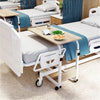 Over Bed Table Height Adjustable Mobile Hospital Overbed Aid Chair Laptop Tray.