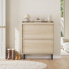 Shoe Storage Cabinet with 3/2 Flip Drawers for Hallway w/ Adjustable Shelves