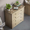 5 Drawer Chest of Drawers Narrow Solid Pine Wood Waxed Storage Bedroom Furniture