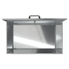 Large 64 Ltr Galvanised Metal Bin Livestock Animal Food Feed Storage Grains Box