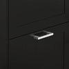 Slim Shoe Storage Cabinet with 3 Flip Drawers for Entryway, Black