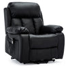 CHESTER DUAL MOTOR RISER ELECTRIC LEATHER RECLINER ARMCHAIR HEATED MASSAGE CHAIR