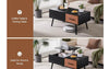 Coffee Table With Storage Lift Top Up Drawer Shelf Wooden Living Room Furniture