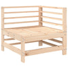 3 Piece Garden Lounge Set Solid Wood Pine