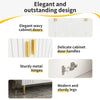 MODERN SIDEBOARD STORAGE CABINET WITH ADJUSTABLE SHELVES FOR LIVING ROOM WHITE