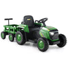 Kids Green Ride on Tractor 12V Electric Vehicle Gray