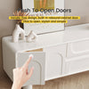 160cm TV cabinet, compatible with 65 inch TVs, with storage function