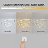 Modern Crystal Chandelier LED Pendant Lights Living Room Bedroom Ceiling Light