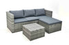 Victoria Rattan Garden Furniture Corner Sofa Lounge Set In/Outdoor Extra Wide