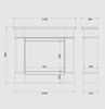 Portal bio fireplace with glass Coliseum Pula